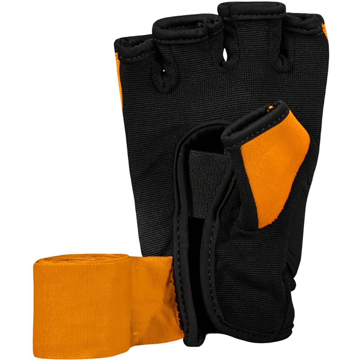 Alt View 2. TITLE Boxing - Title Boxing Viper Coil Quick Wraps - Orange/Black - Orange.