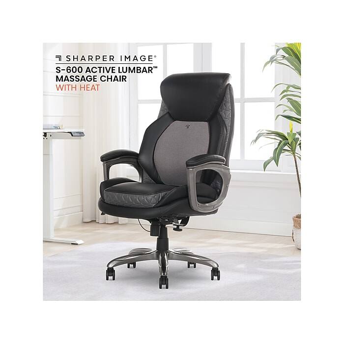 SHARPER IMAGE  
S-600 ACTIVE LUMBAR™ MASSAGE CHAIR  
WITH HEAT
