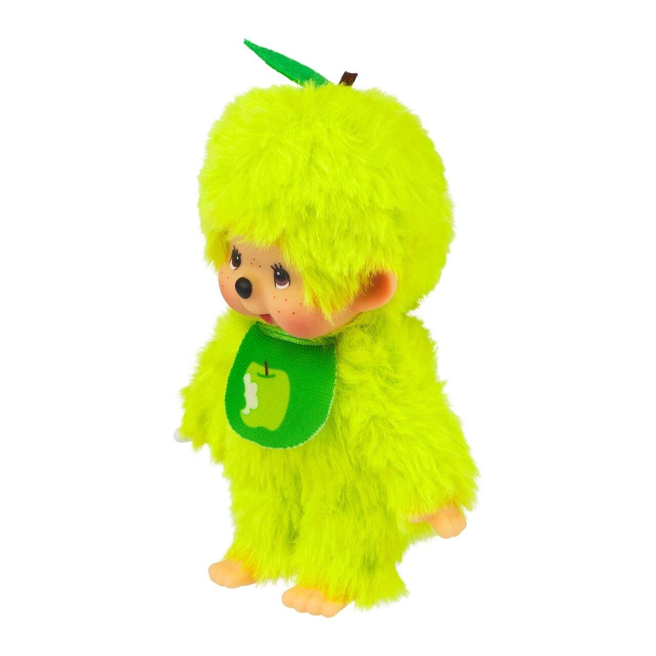 Alt View 2. Monchhichi - Sekiguchi Monchhichi Fruit Color Plush Doll - Apple Green.