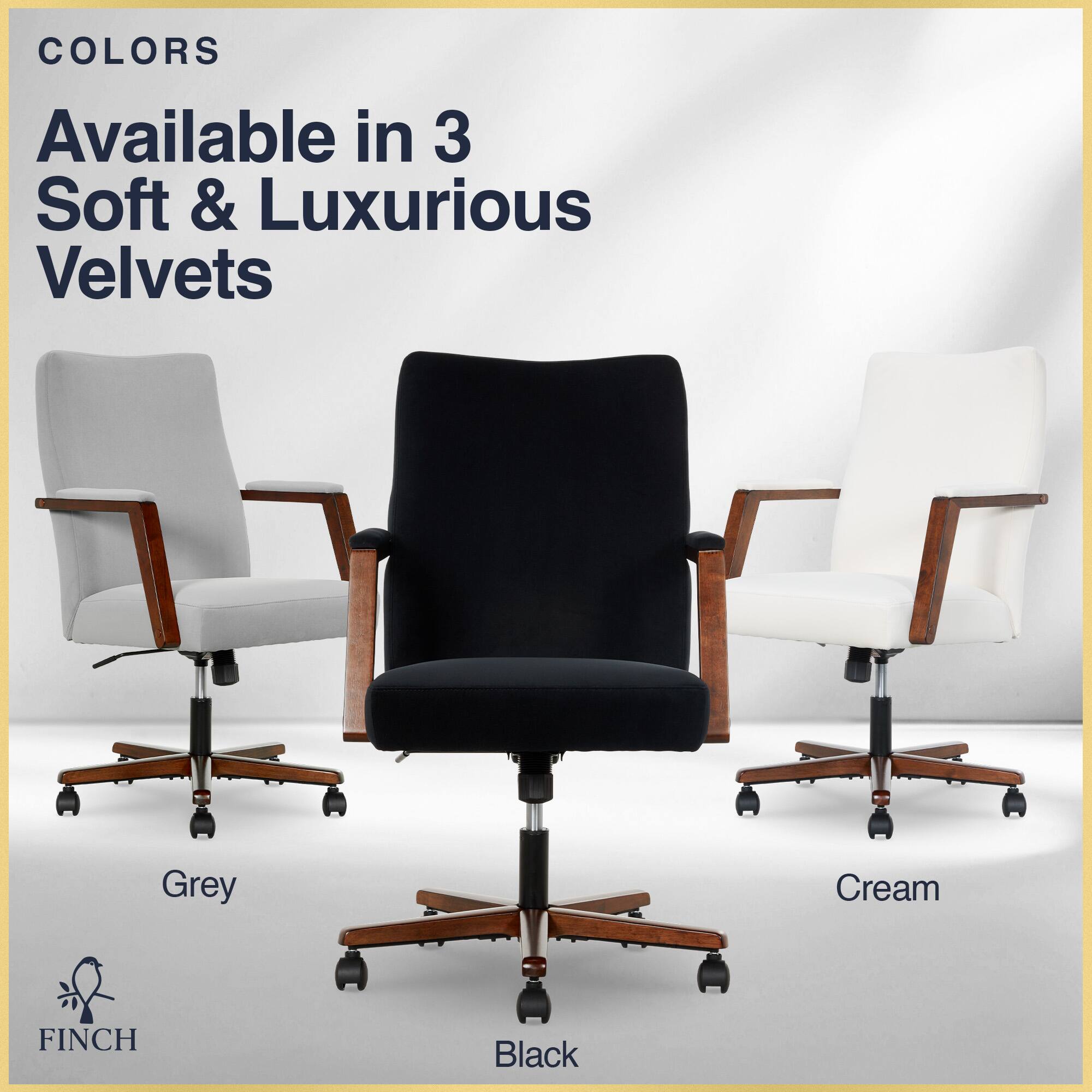 COLORS

Available in 3 Soft & Luxurious Velvets

Grey
Cream
Black

FINCH