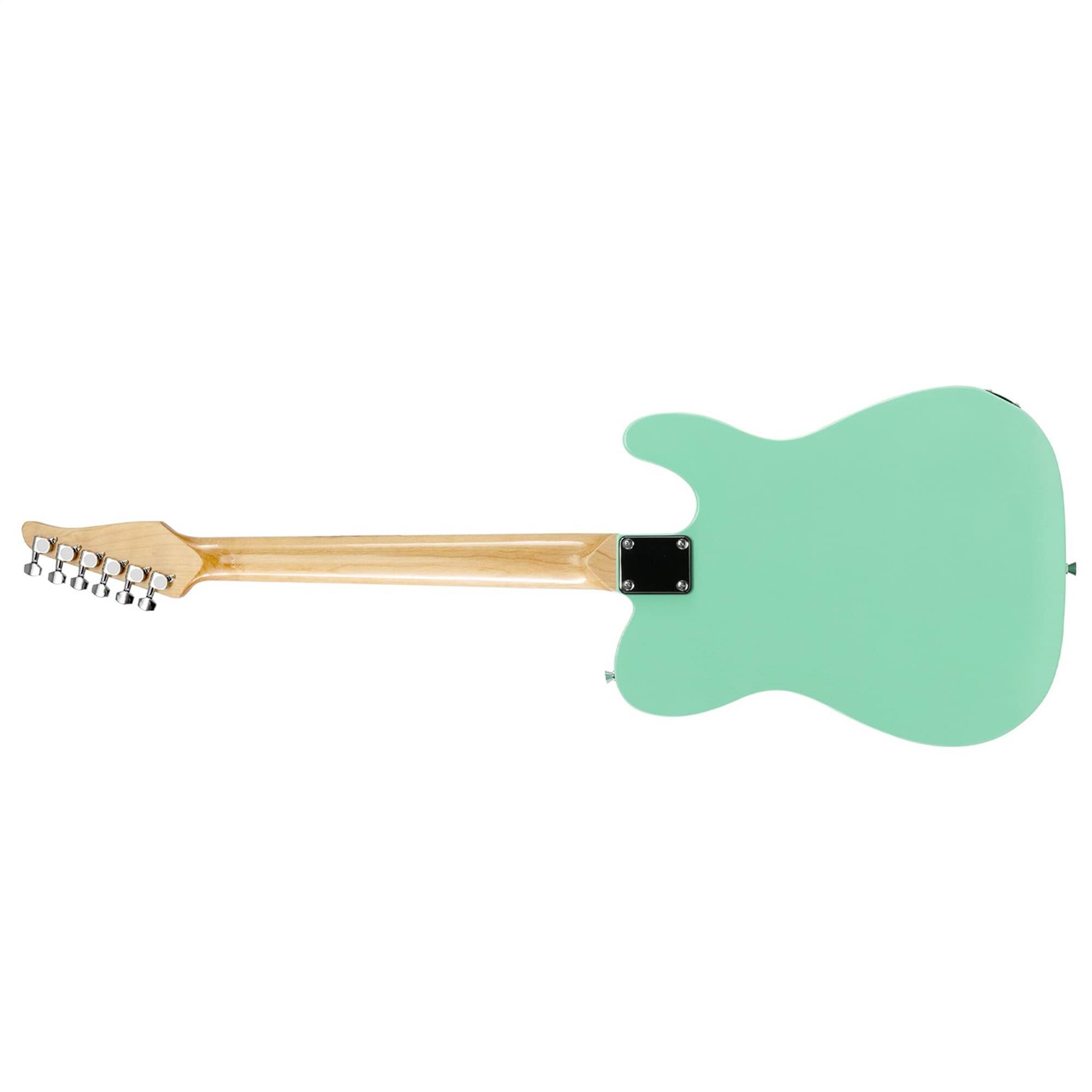 Alt View 1. Lyxpro - 39” Electric Guitar TL Series, Solid Body Guitar W/3-Way Switch & Tone Controls - Green.