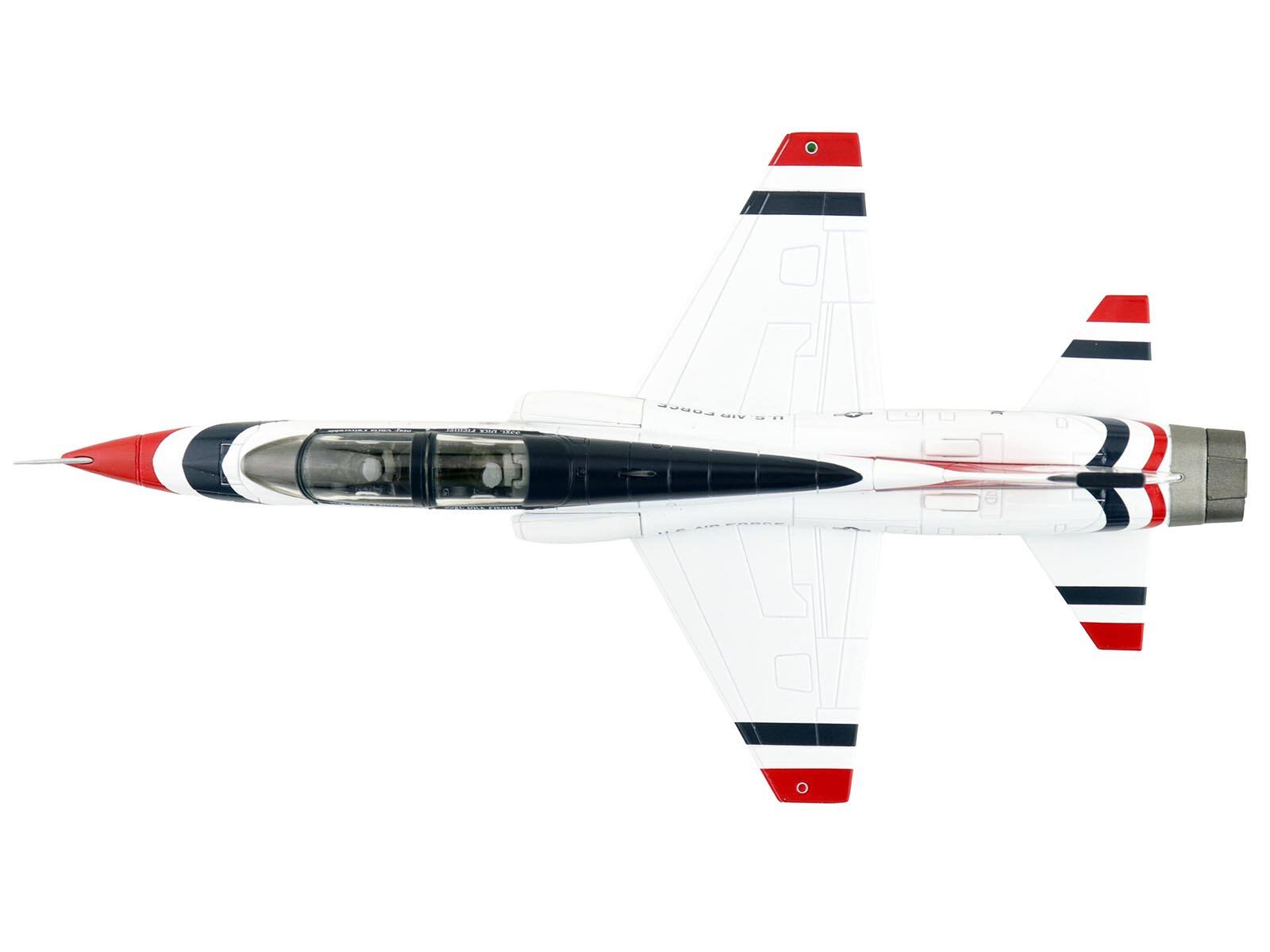 Left. Hobby Master - Northrop T-38 NASA Aircraft "#1 Thunderbirds" (1970s) United States Air Force "Air Power Series" 1/72 - Multi.