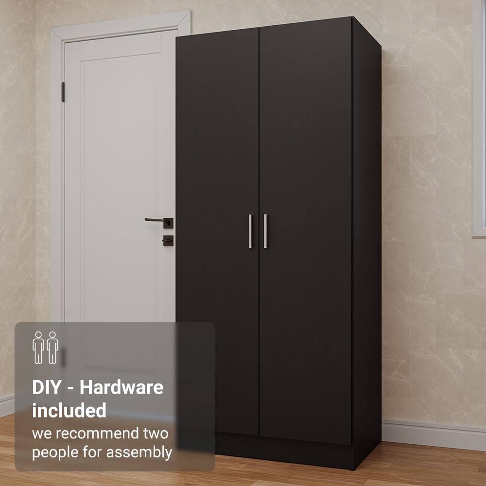 DIY - Hardware included  
we recommend two people for assembly