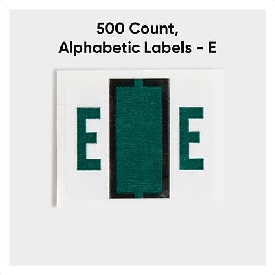 500 Count, Alphabetic Labels - E