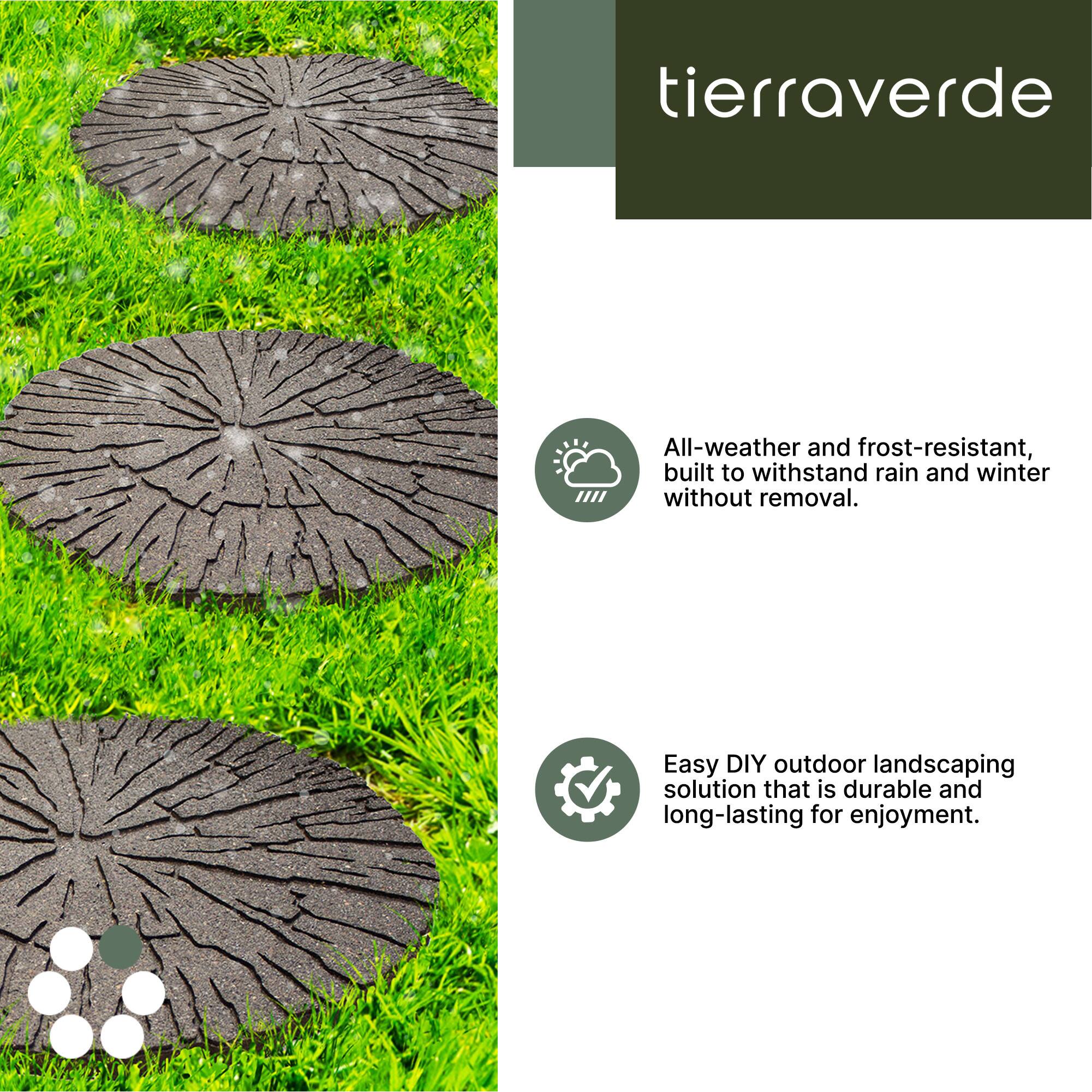 tierraverde All-weather and frost-resistant, built to withstand rain and winter without removal. Easy DIY outdoor landscaping solution that is durable and long-lasting for enjoyment.