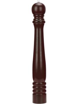 FINEAK - 20 in. Manual Salt and Pepper Mill Walnut with Stainless Steel Grinder - Black