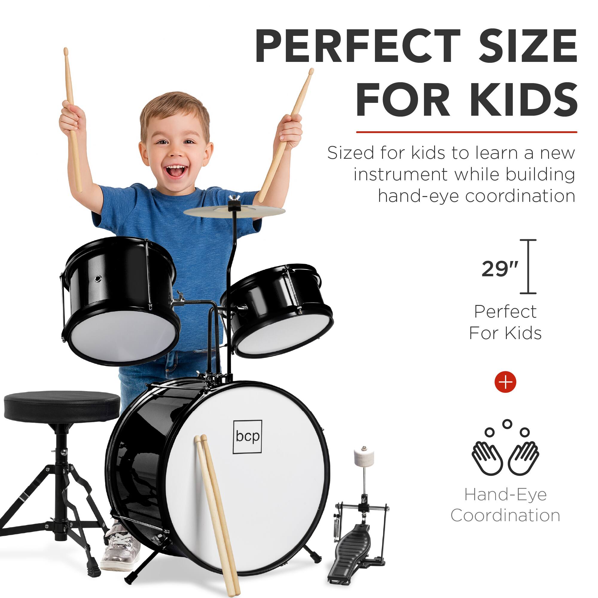 PERFECT SIZE FOR KIDS

Sized for kids to learn a new instrument while building hand-eye coordination

29" Perfect For Kids

Hand-Eye Coordination