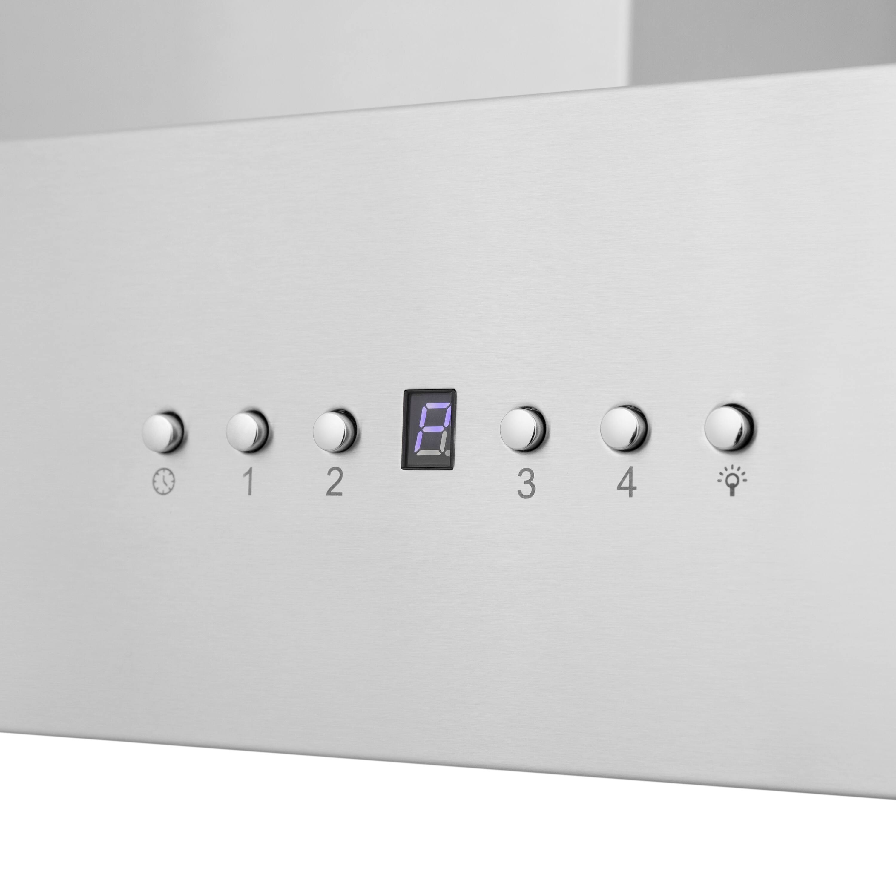 Alt View 3. ZLINE - ZLINE 30 in. Convertible Professional Wall Mount Range Hood in Stainless Steel (KECOM-30) - Stainless steel.