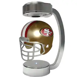 Pegasus - San Francisco 49ers Chrome Base Mini Hover Helmet - Gold
