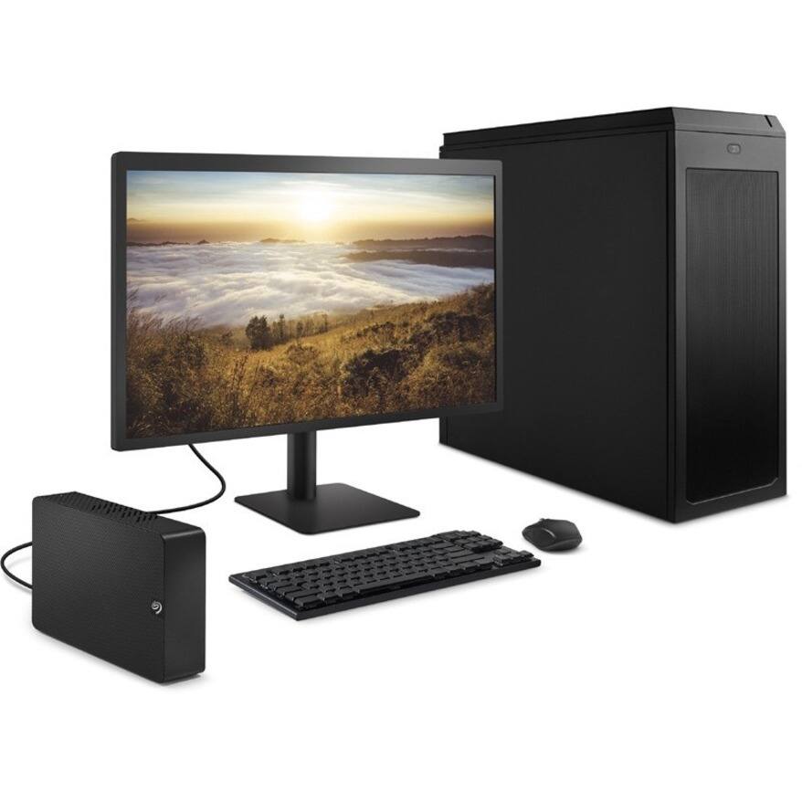 Alt View 2. Seagate - Seagate Expansion STKP4000400 4 TB Desktop Hard Drive - 3.5" External - Black - Desktop PC, MAC Device Supported - USB - Black.