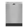 Front. Whirlpool - 24 inch Front Control Built-In Dishwasher with Boost Cycle and 57 dBA - Stainless Steel.