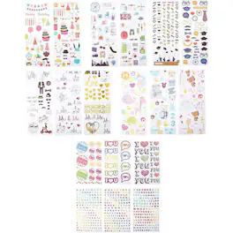 Zink - Decorative Photo Stickers 9 Unique Sets, Fun Themes, Compatible Instant Photo Prints