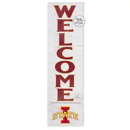 Jardine - Iowa State Cyclones 10'' x 35'' Indoor/Outdoor Welcome Sign - Red