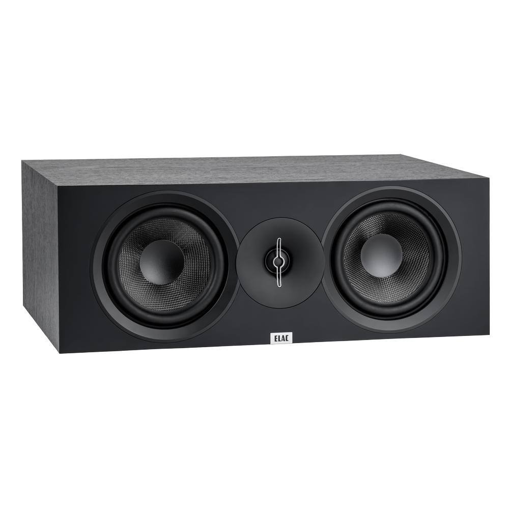 Front. ELAC - ELAC Debut 3.0 - 6.5" Center Speaker (Black) DC63-BK - Black.