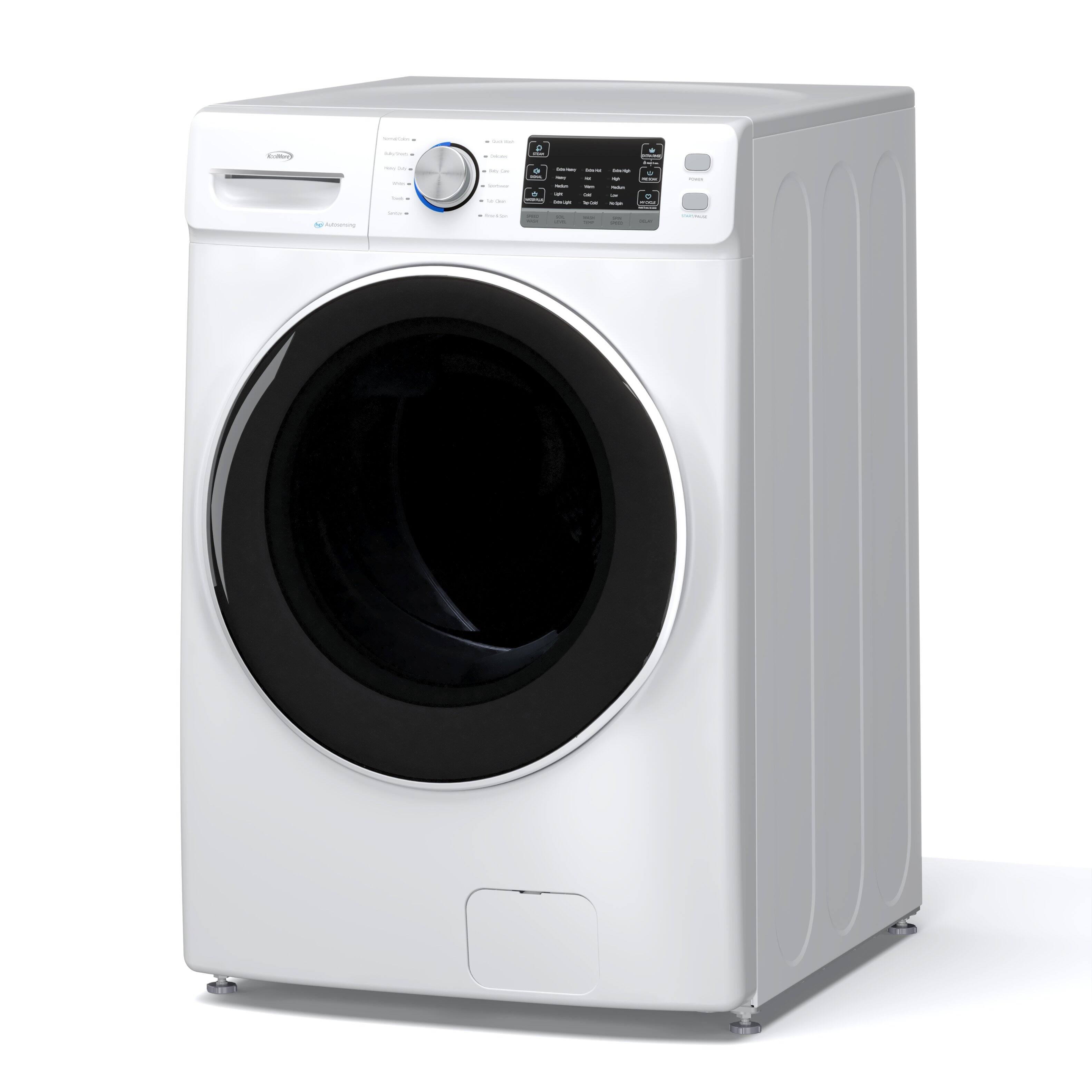 Alt View 6. Koolmore - 4.5 cu. ft. Large Capacity Stackable Front Load Washing Machine in White, FLW-5CWH. - White.