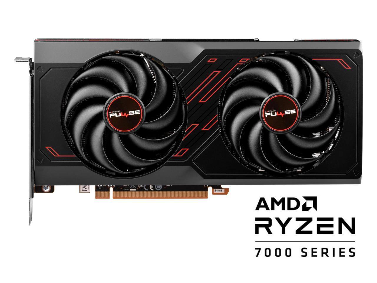 Sapphire PULSE Radeon RX 7600 8GB GDDR6 PCI Express 4.0 x8 ATX