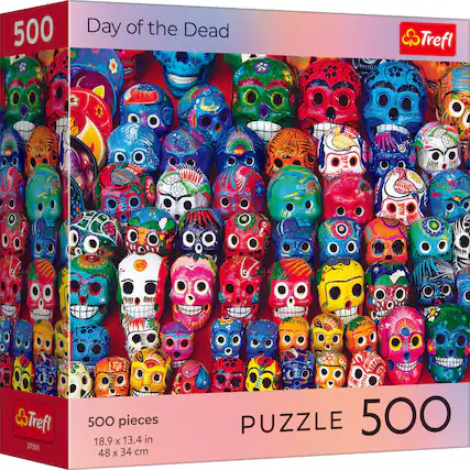 500 Day of the Dead
Trefl
500 pieces
18.9 x 13.4 in
48 x 34 cm
PUZZLE
500