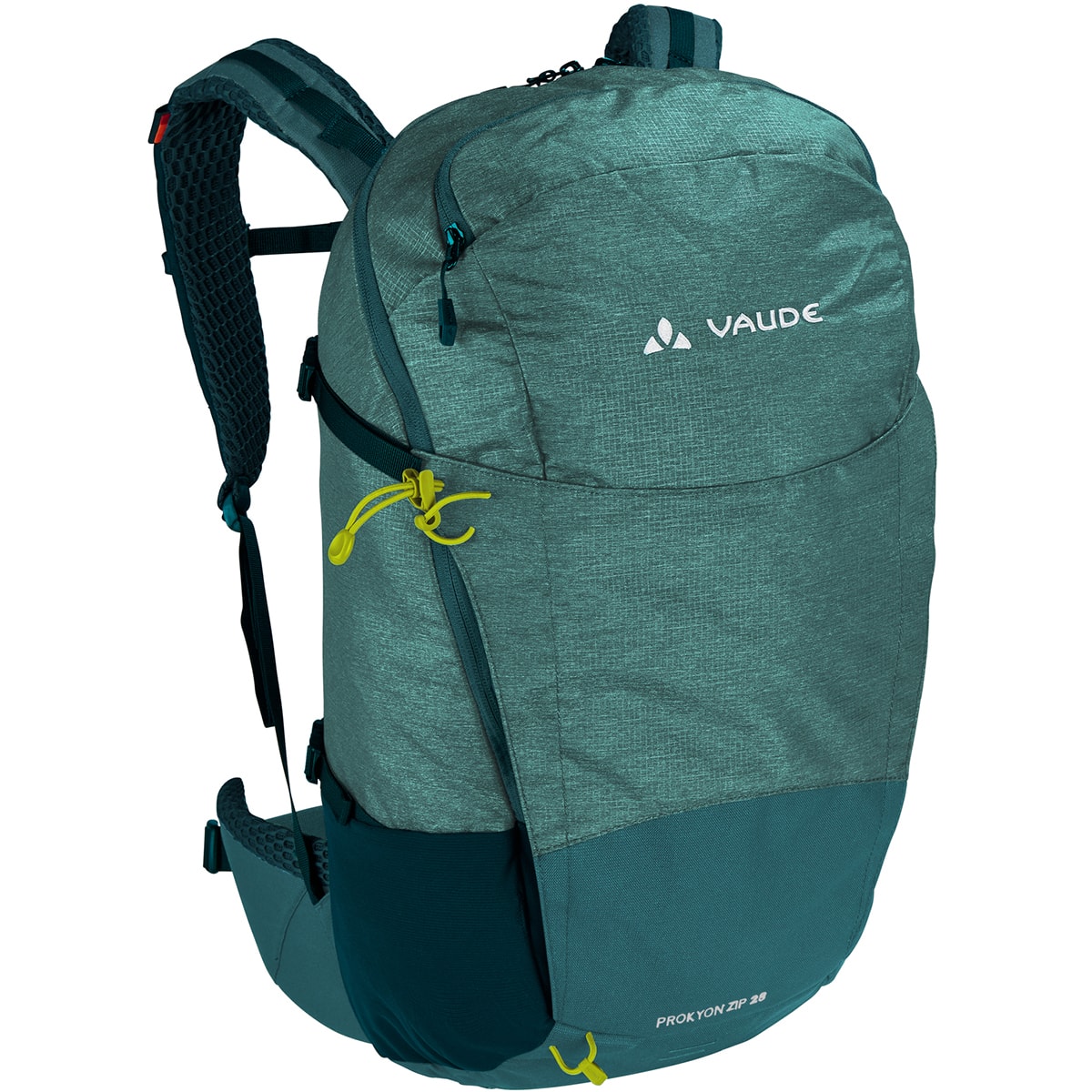 VAUDE - Prokyon Zip 28 L Hiking Backpack - Nickel - Green
