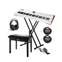 Arturia - AstroLab 61-Key Stage Keyboard with Stand, Bench and Headphones Bundle