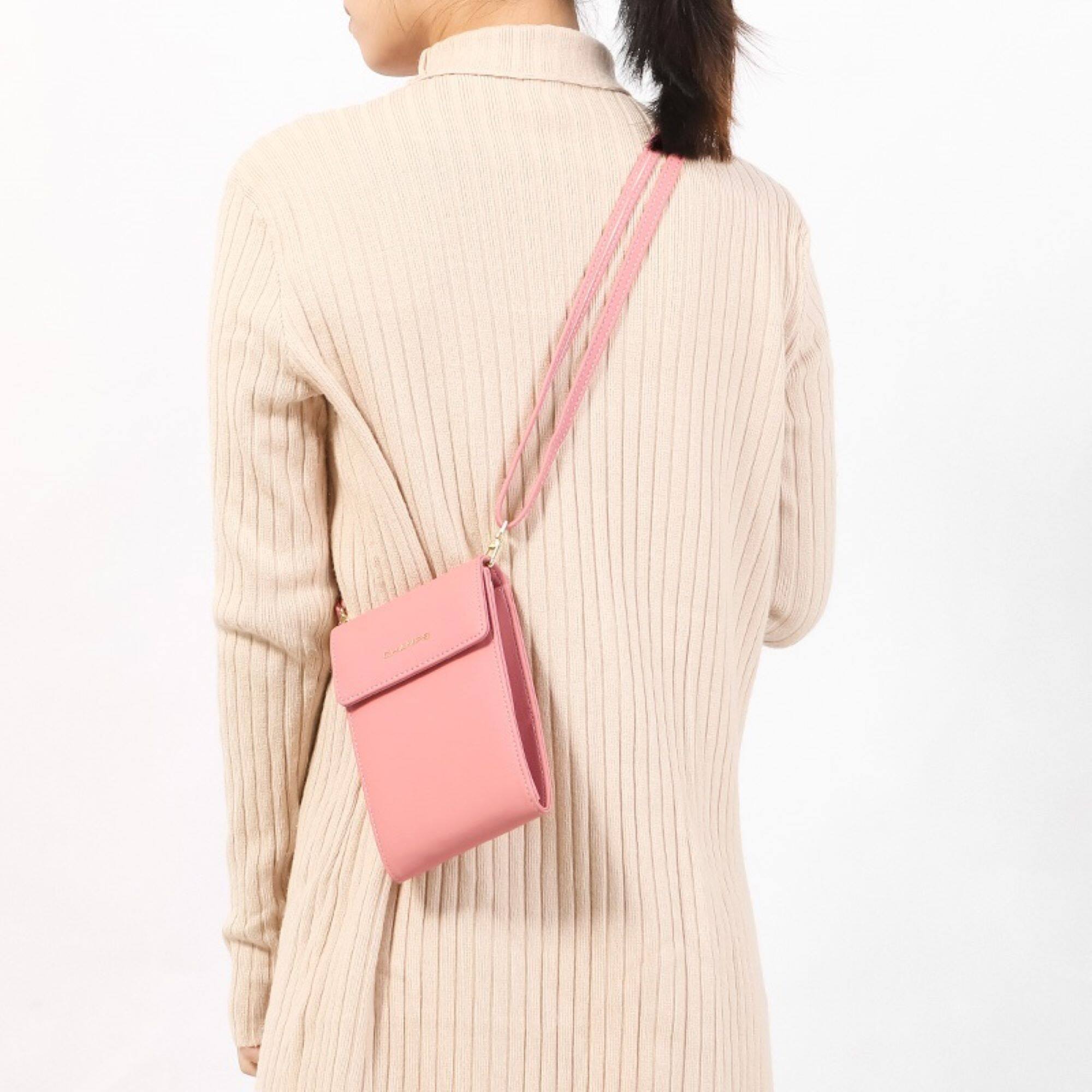 Alt View 2. Champs - Iconic Collection Smartphone Bag - Pink.