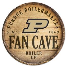 WinCraft - Purdue Boilermakers 14'' Circular Wood Sign - Multicolor