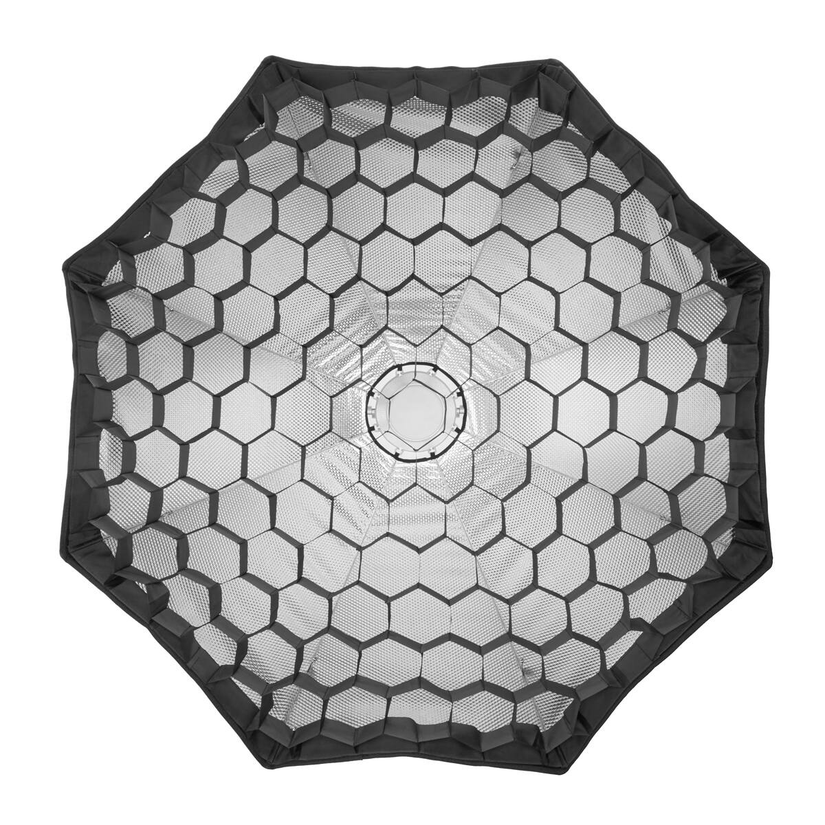 Alt View 1. Glow - Glow Hexagonal Pattern Eggcrate Grid for 44" Octa ParaSnap.