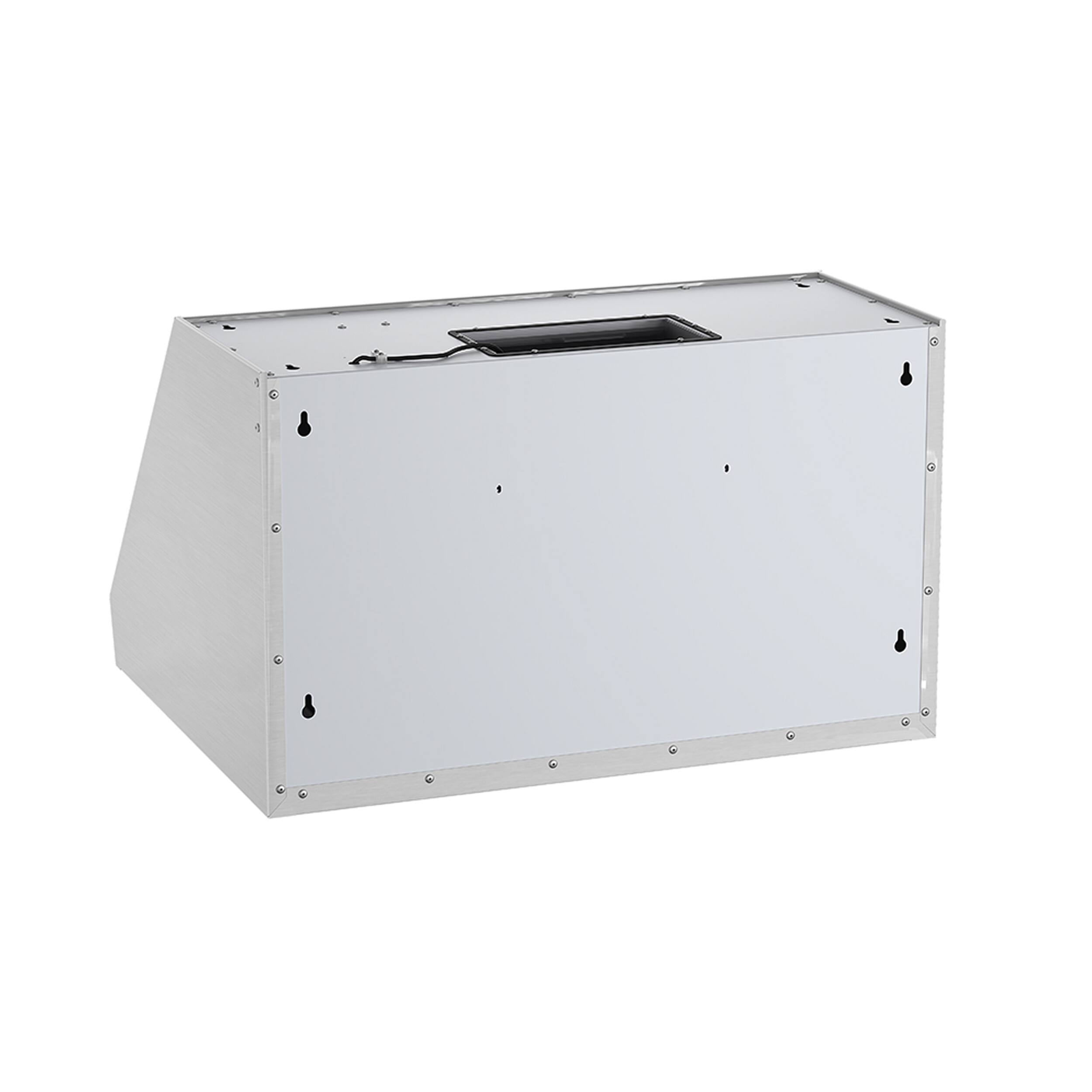 Back. Forno Appliances - Biagio 30" Wall Mounted Vented Range Hood - Silver.