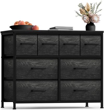 Sorbus 8 Drawer Fabric Dresser for Bedroom, Hallway Fabric Bins Rustic Black DRW-M8 - Best Buy Sorbus 8 Drawer Fabric Dresser for Bedroom, Hallway Fabric Bins Rustic Black DRW-M8 - Best Buy