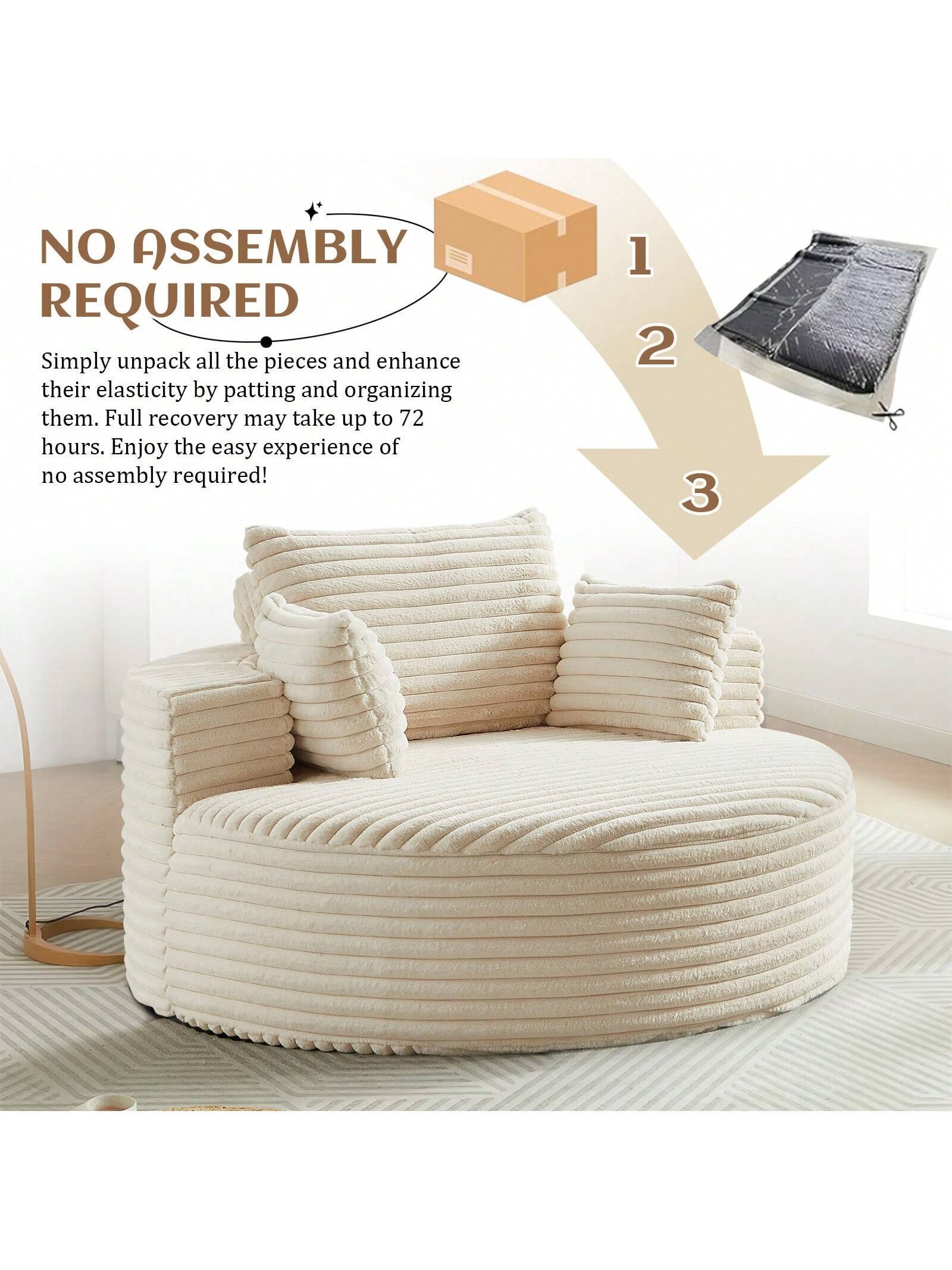 NO ASSEMBLY REQUIRED

Simply unpack all the pieces and enhance their elasticity by patting and organizing them. Full recovery may take up to 72 hours. Enjoy the easy experience of no assembly required!

1
2
3