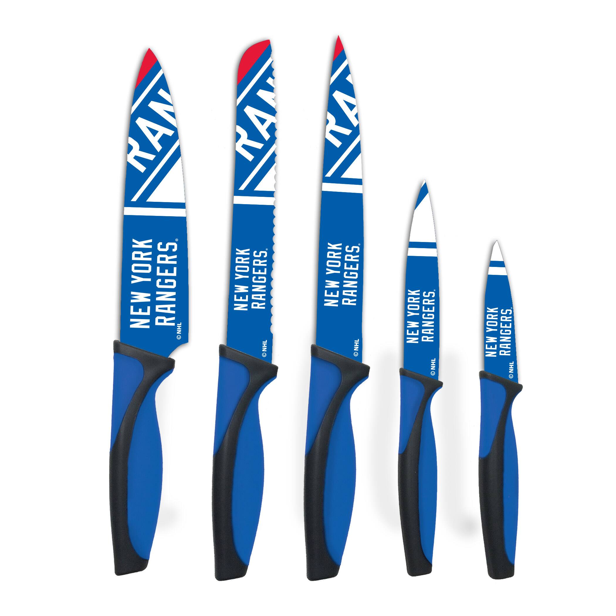 Woodrow - New York Rangers 5-Piece Stainless Steel Cutlery Knife Set - Multicolor price history on PriceWatchPro
