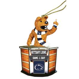 Santa's Workshop - Penn State Nittany Lions 4" Game of the Day Ornament - Blue