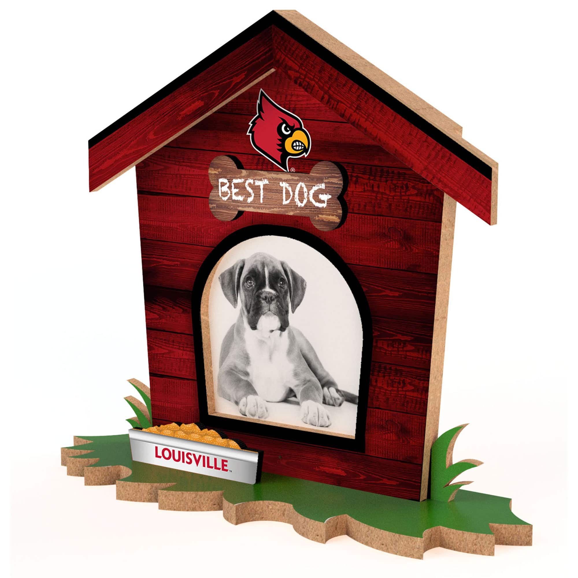 Fan Creations - Louisville Cardinals Dog House Photo Frame - Multicolor price history on PriceWatchPro