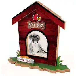 Fan Creations - Louisville Cardinals Dog House Photo Frame - Multicolor