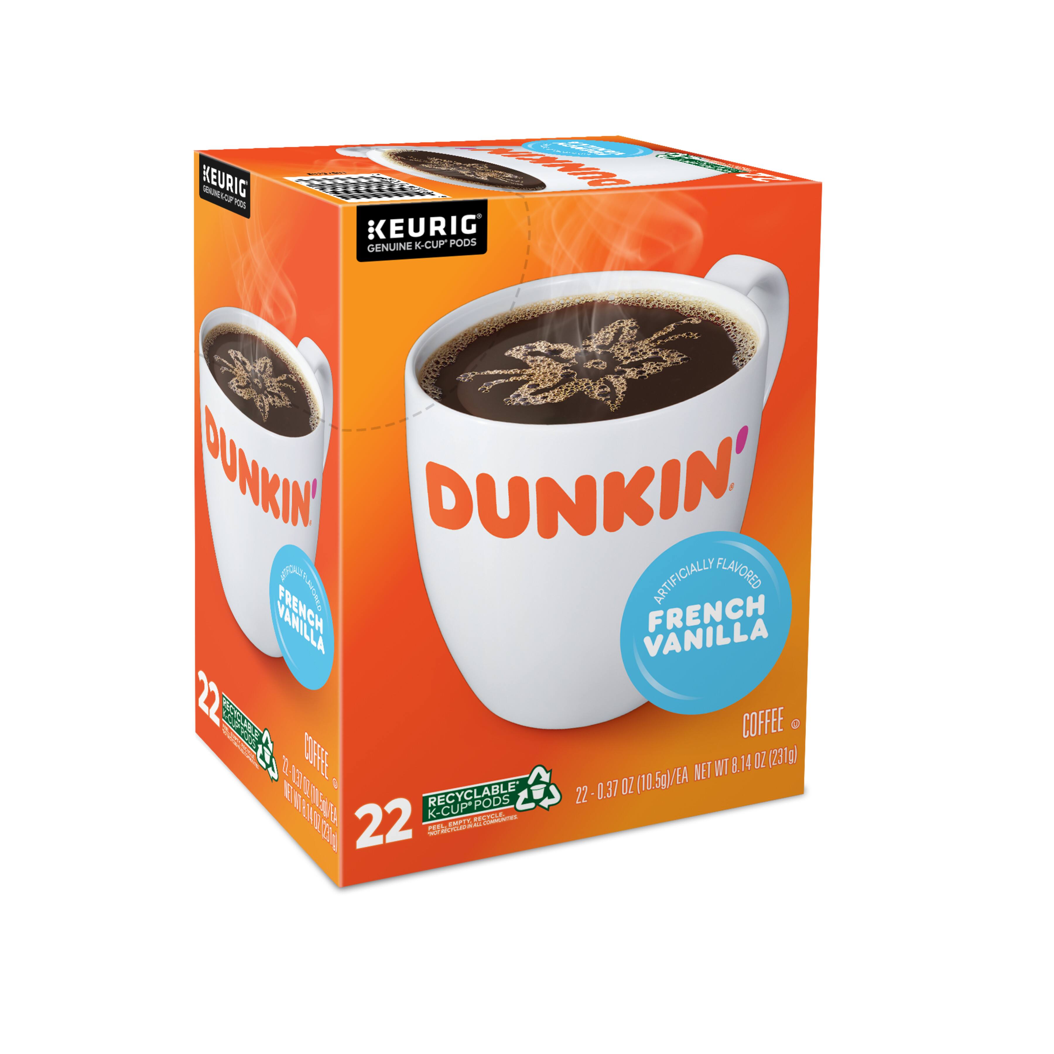 Alt View 14. Dunkin' Donuts - Dunkin' French Vanilla , Keurig Single Serve K-Cup Pods, Light Roast Coffee, 22 Count.