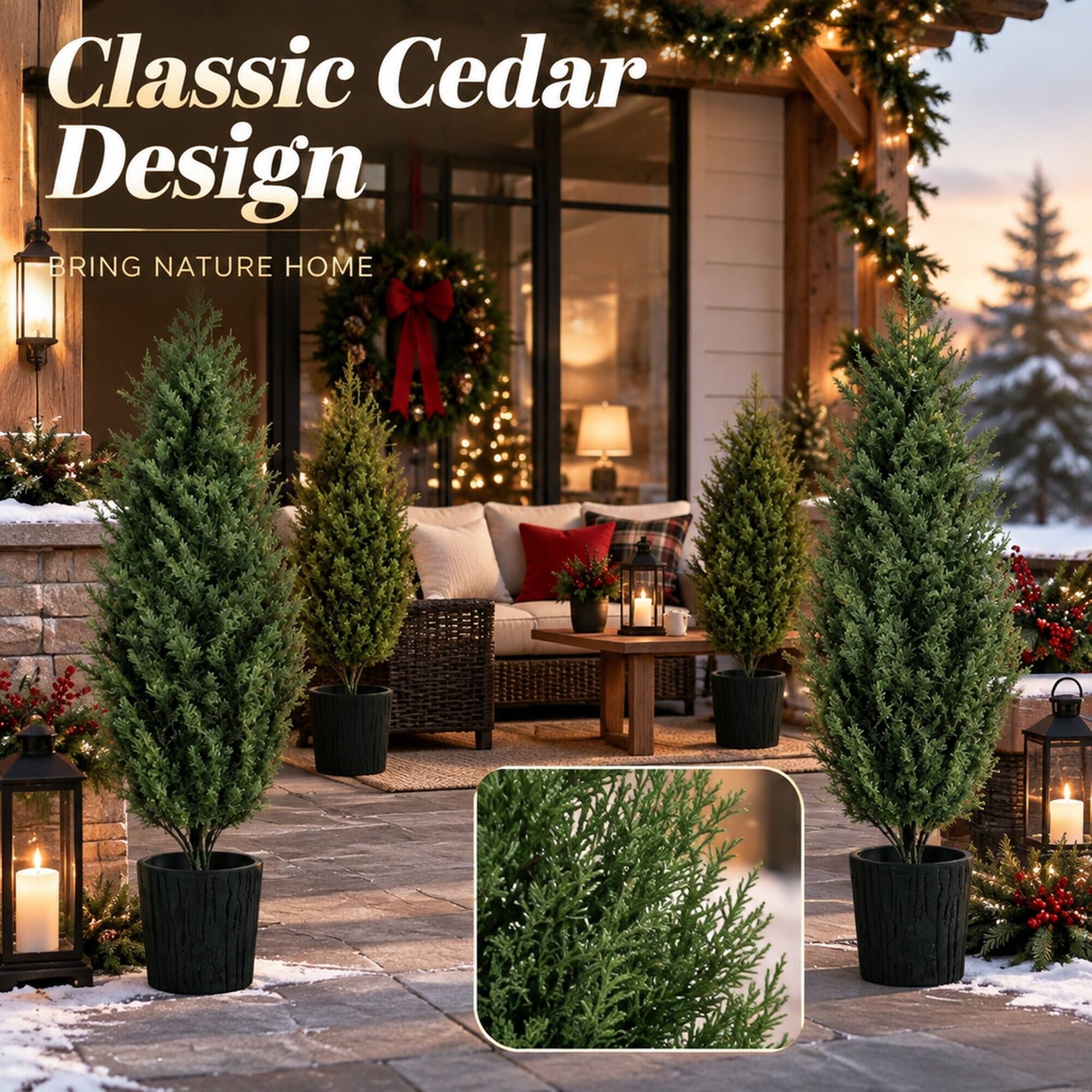 Classic Cedar Design  
BRING NATURE HOME