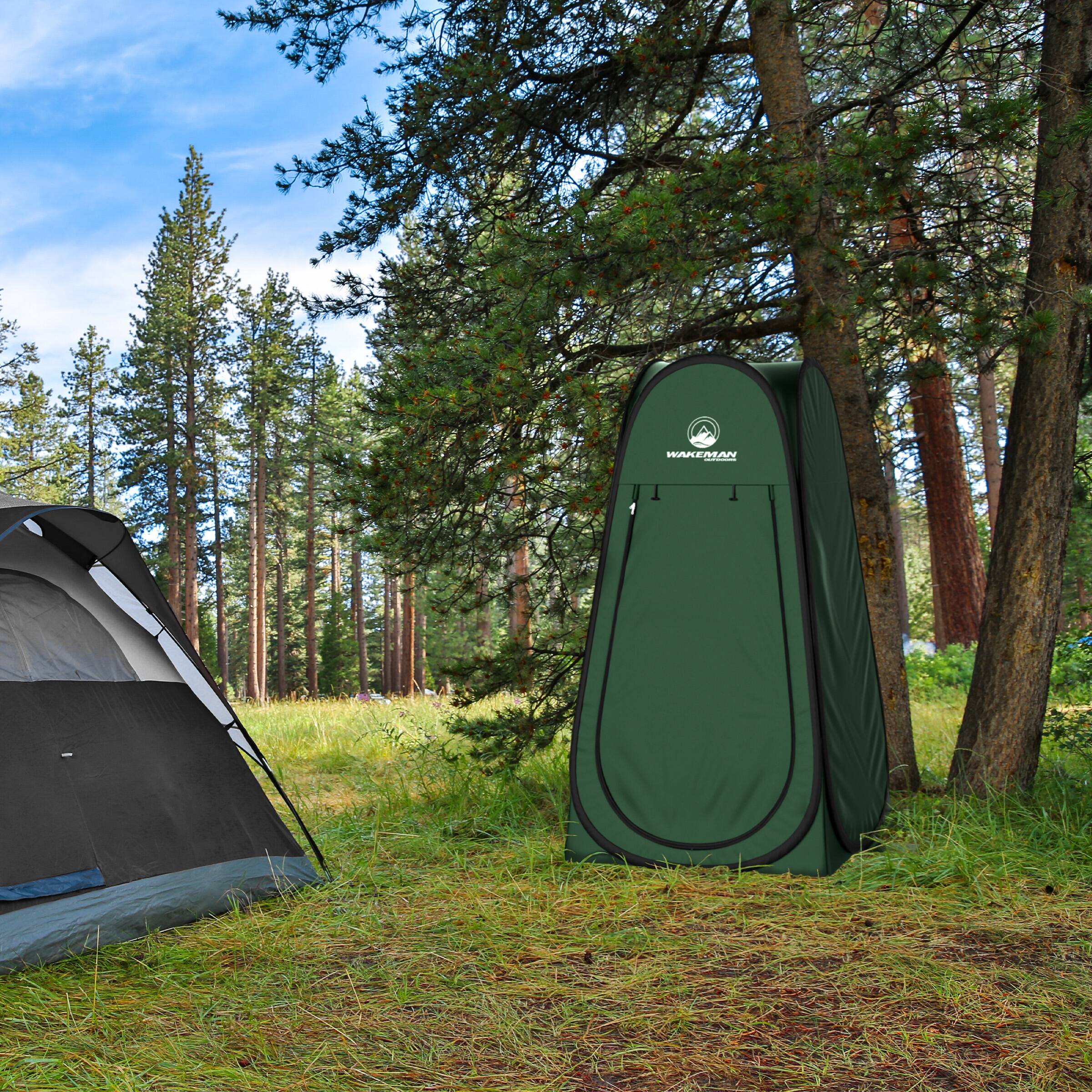 Angle. Wakeman - Pop Up Privacy Tent - Green.