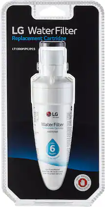 LT1000P/LT1000PC Water Filter for Select LG Refrigerators - White