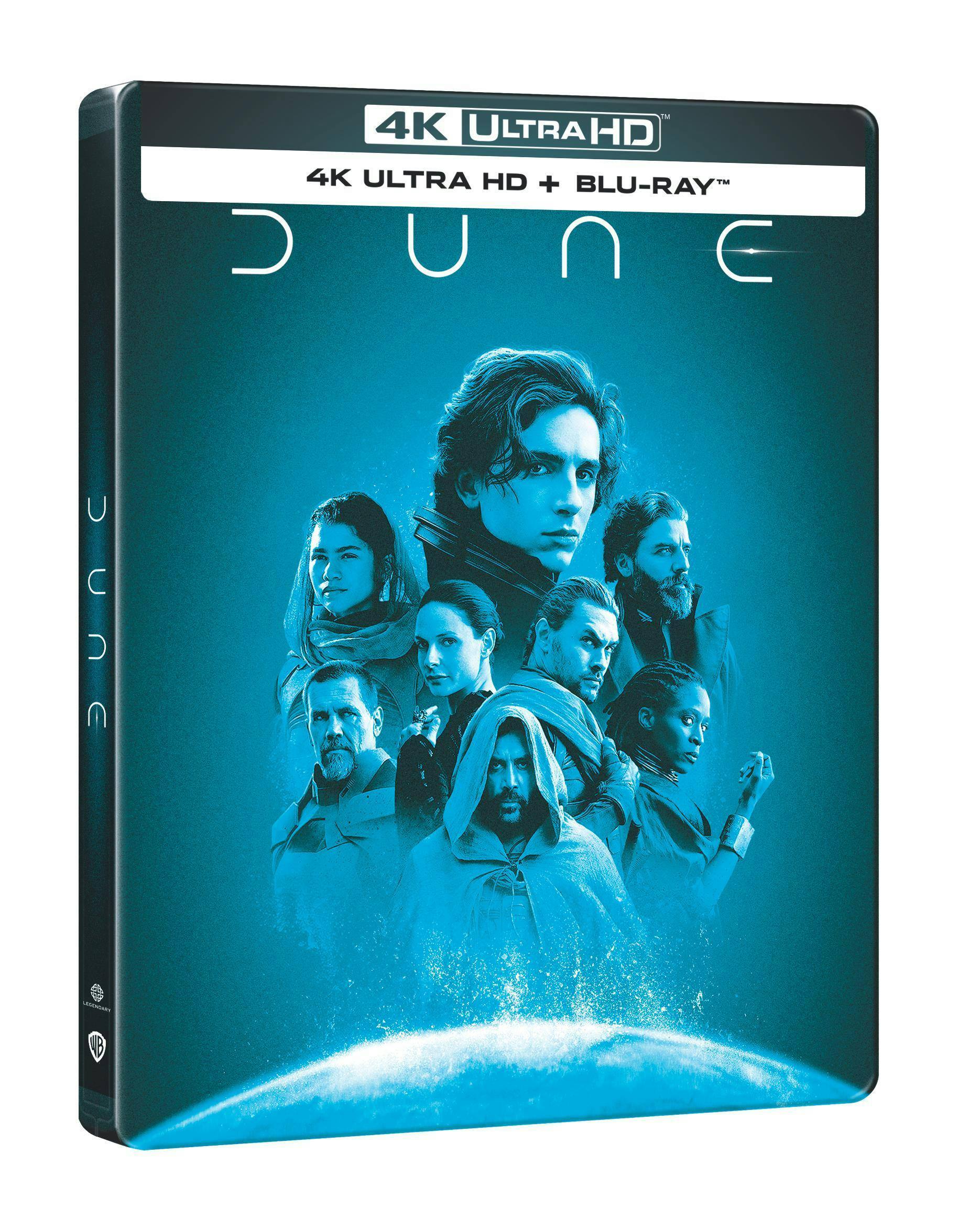 Angle. Dune - Blue Glow-in-the-Dark Steelbook (4K Ultra HD + Blu-ray) [UHD].