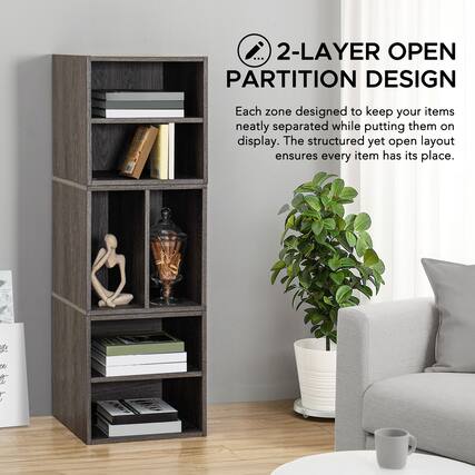 2-LAYER OPEN PARTITION DESIGN
Each zone designed to keep your items neatly separated while putting them on display. The structured yet open layout ensures every item has its place.