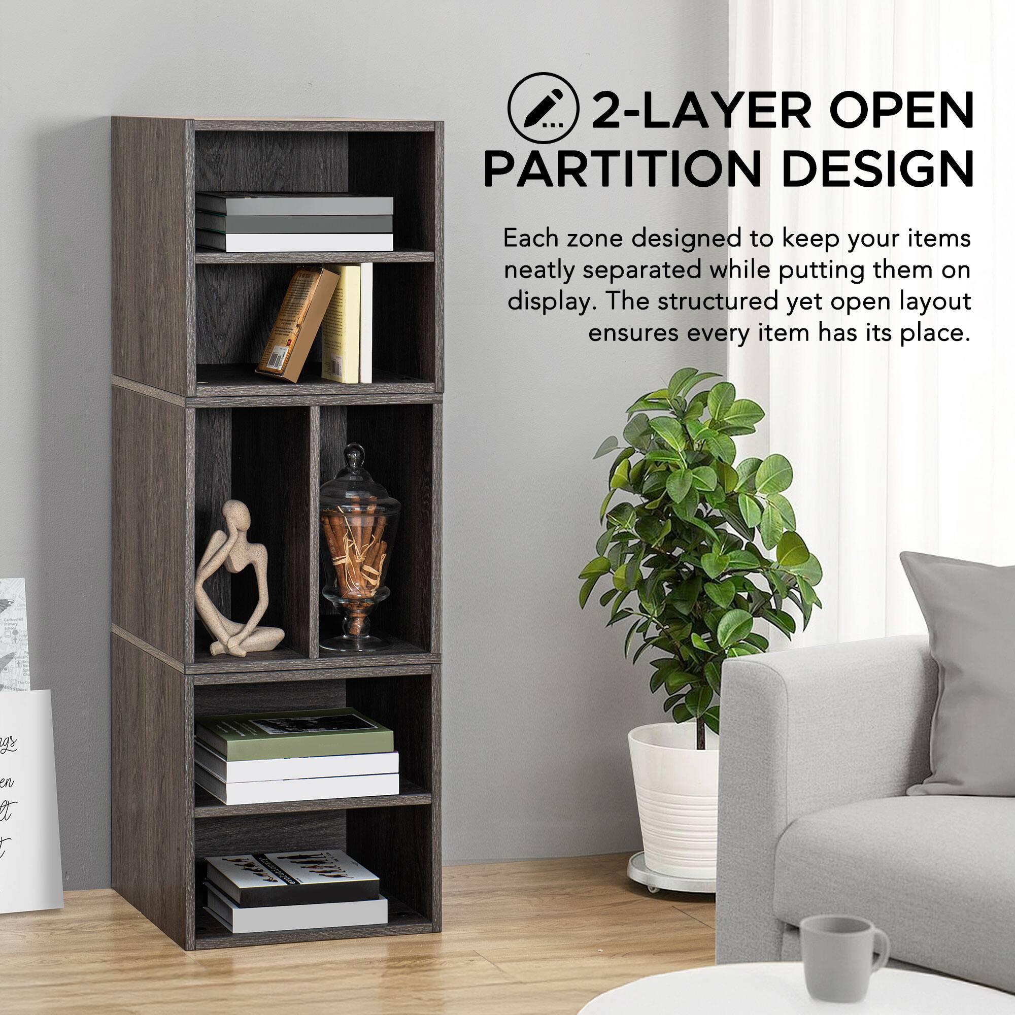 2-LAYER OPEN PARTITION DESIGN

Each zone designed to keep your items neatly separated while putting them on display. The structured yet open layout ensures every item has its place.