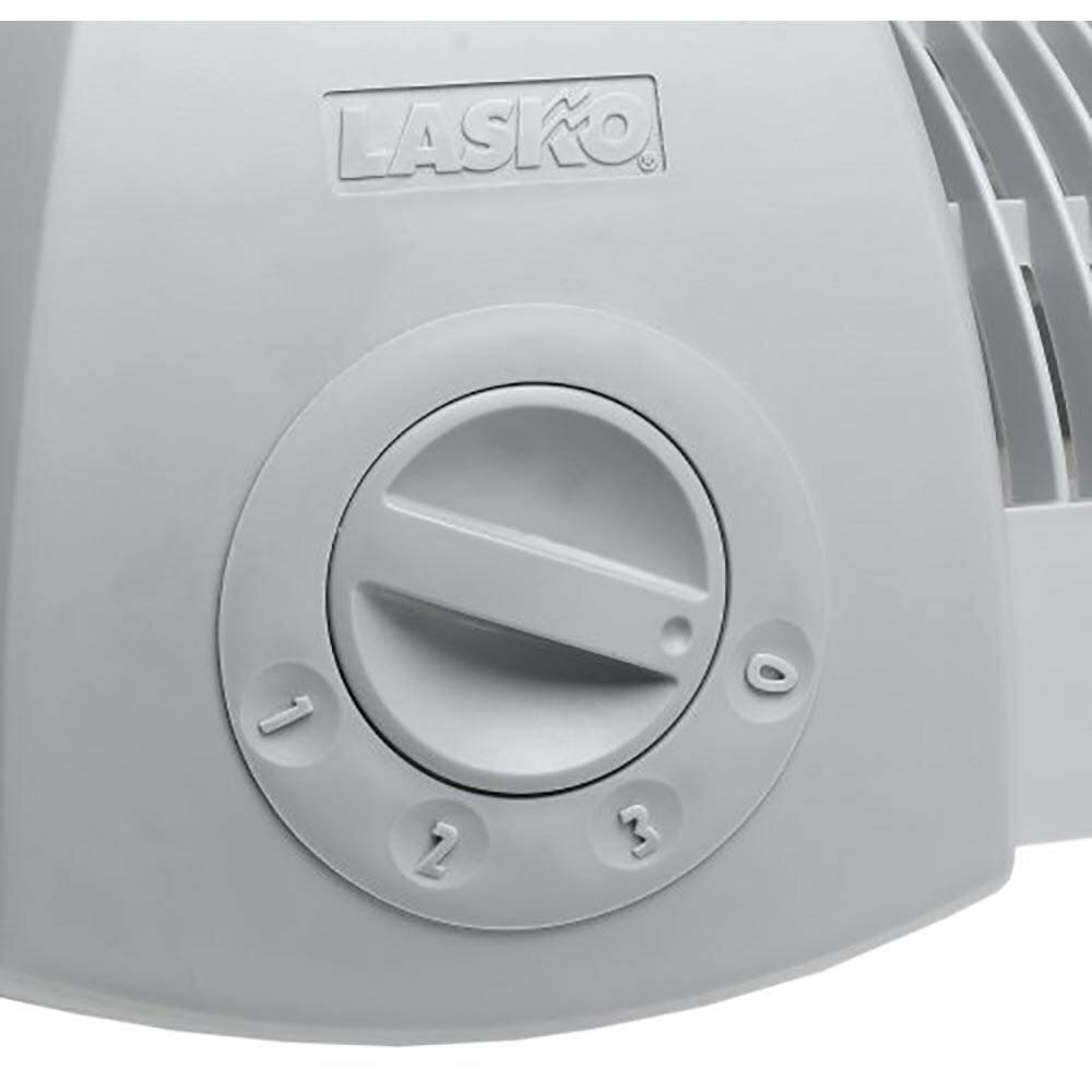 Alt View 2. Lasko - Lasko 20 Inch Cyclone Portable Full-Tilt Floor or Wall Mount Pivoting Fan, White - White.