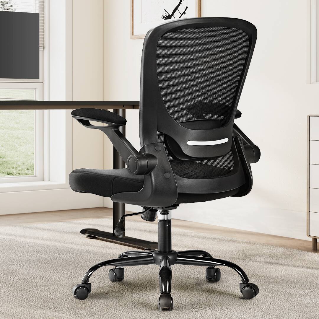 Angle. Eureka Ergonomic - Ergonomic Mesh Office Chair with Adjustable Lumbar Support - Black.