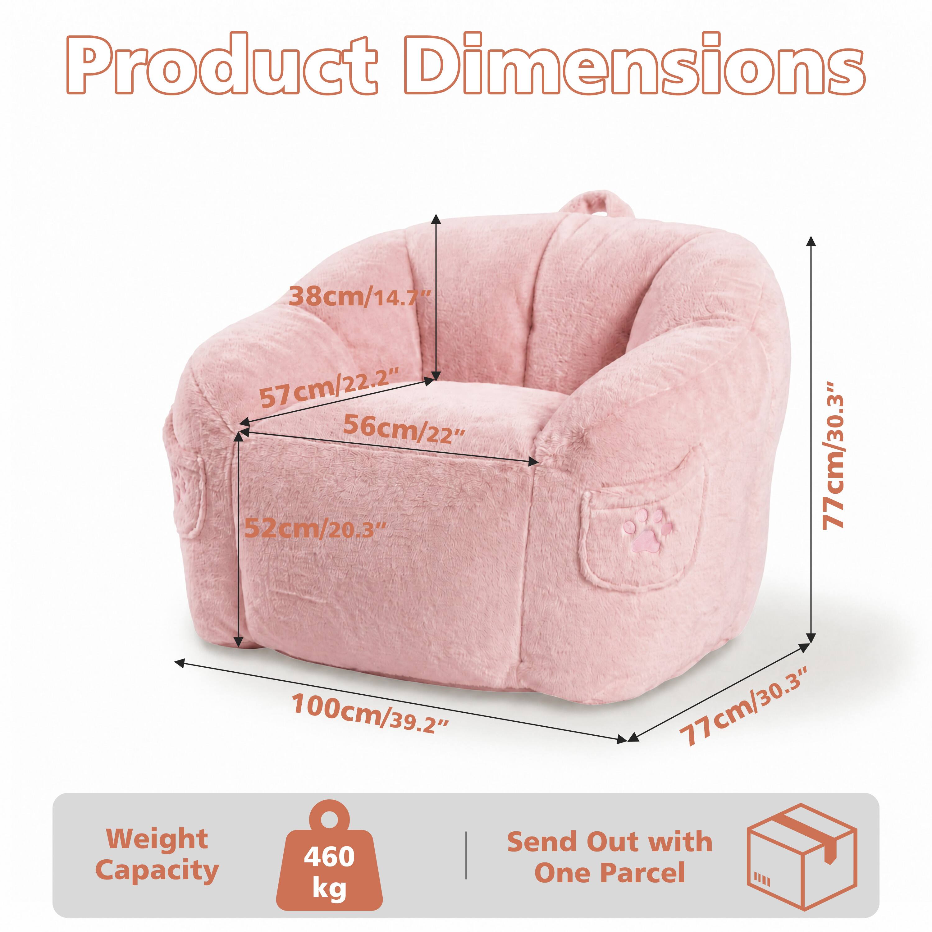Product Dimensions: 38cm/14.7" x 57cm/22.2" x 56cm/22" x 52cm/20.3" x 77cm/30.3" x 100cm/39.2"  
Weight Capacity: 460 kg  
Send Out with One Parcel