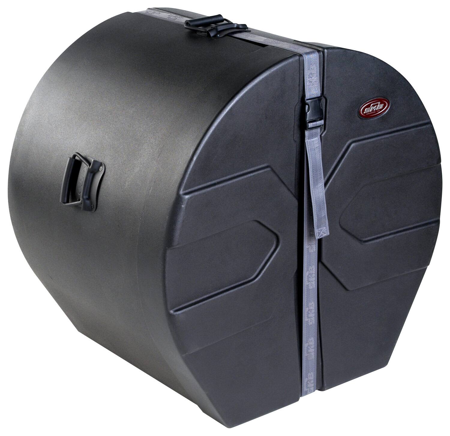 Front. SKB - Roto-Molded Drum Case - Black.