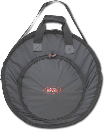 Front Standard. SKB - Drum Cymbal Gig Bag for 22" Cymbals - Black.