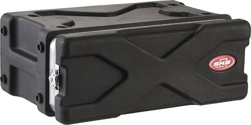 Front Standard. SKB - 3-Space X-Rack Effect Rack - Black.