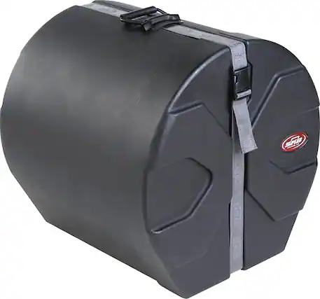 Angle. SKB - Roto-Molded Drum Case - Black.