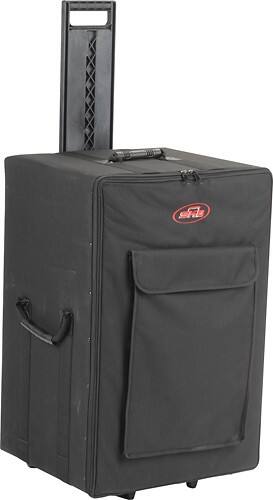 Front Standard. SKB - Rolling Case for Select Powered Speakers - Black.