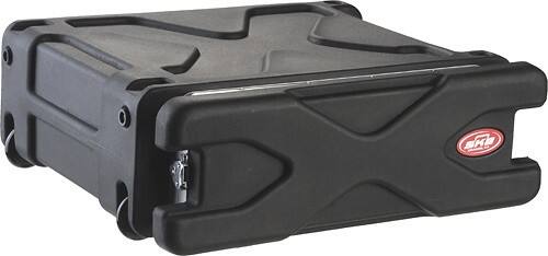 Angle Standard. SKB - Roll-X 3-Space Rack Case - Black.