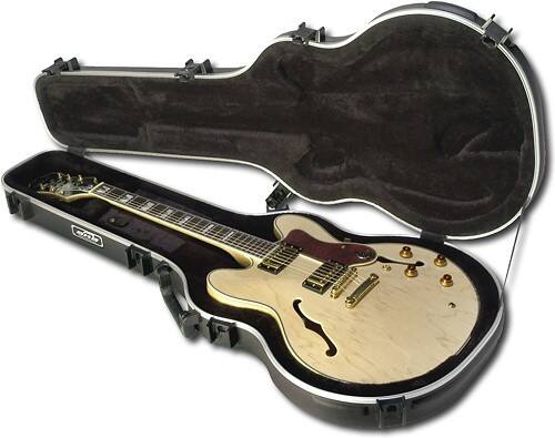 Angle Standard. SKB - Case for Select Thinline Semi-Hollow Electric Guitars - Black.